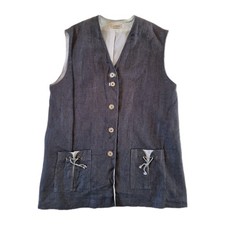 Loden weste 100 leinen - weste, 42