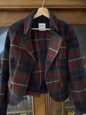 Esprit Blazer Gr. 40 Kariert Rot Blau grün