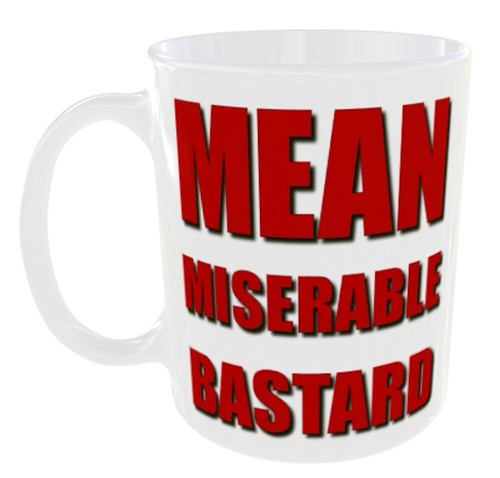 Gemein elender bastard tasse - gemein,