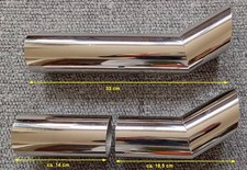 DTM Endrohre, Edelstahl, 70mm