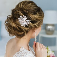 Braut Haarkamm - Floral