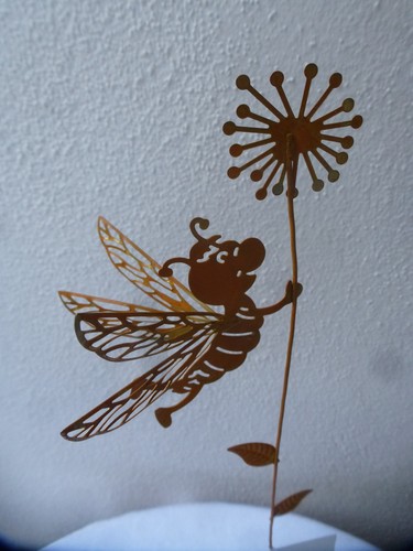 Käfer biene pusteblume - biene, an