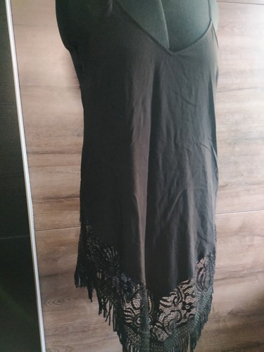 Kleid schwarz ibiza style - kleid,