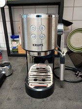 Krups Espressomaschine Siebträger XP 442C11  mit Padfilter + Kaffeemühle