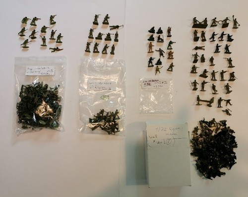 Konvolut 259 soldaten - 1:72,,