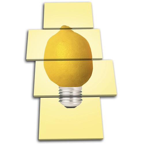 Lemon lightbulb abstract food - lightbulb,