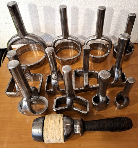 Locheisen antik geschmiedet - 12,