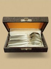 Set mit 6 Dessertlöffeln Foron Rostfrei DDR