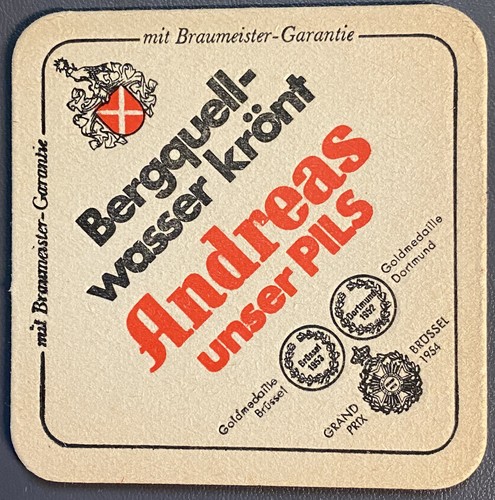 Andreas pils bierdeckel - ,