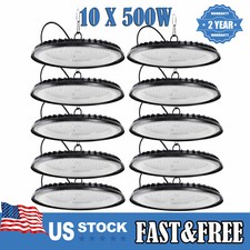 10 Pack 500W UFO LED High Bay
