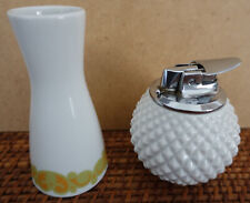 Rosenthal Maritim Vase + Porzellan Manufaktur München Tischfeuerzeug Ronson