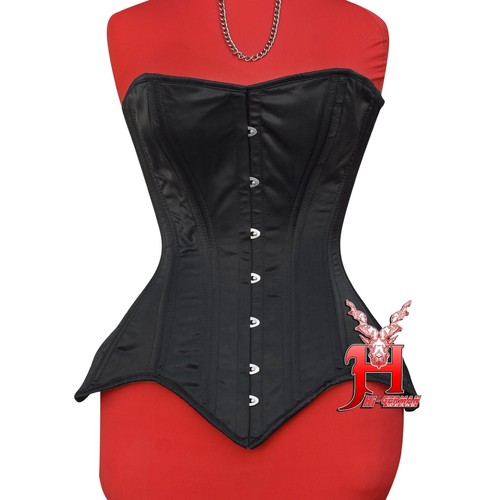 Satin vollbrustkorsett - satin,
