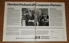 Seltene Werbung HEWLETT PACKARD Serie 3000/33 Tischcomputer HP-41CV 1982
