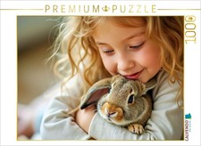 CALVENDO Puzzle Kaninchen bringen Liebe ins Leben. | 1000 Teile Lege-Größe 64x48