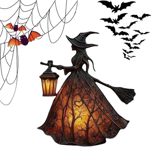 Halloween hexe lampe kreative - halloween,