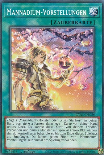 Mannadium-Vorstellungen