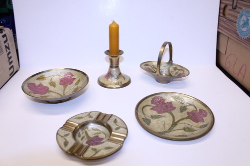 Messing dekor set - messing,