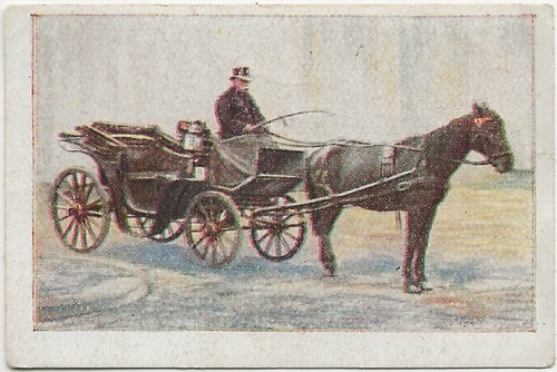 206 sammelbild droschke - sammelbild,