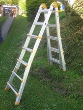 Leiter Bockleiter Klappleiter Anlegeleiter Stehleiter Teleskopleiter; Alu 4x5