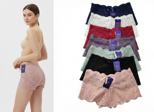 8er pack damen spitzen hipster - 8er,
