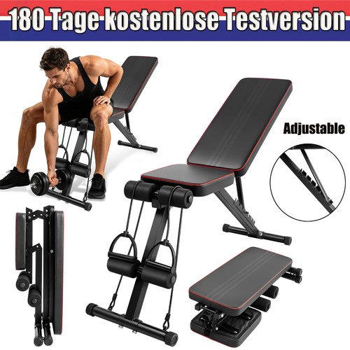 Hantelbank klappbar