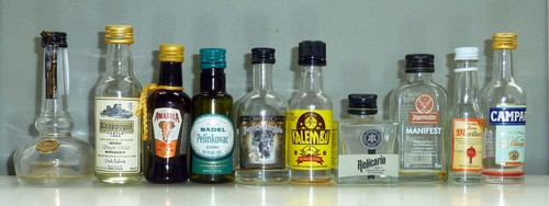 10x leere whisky - leere, rum