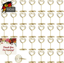 Tischkartenhalter Gold 3,5x5cm