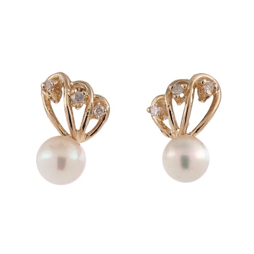 Akoya perlen diamant - akoya,