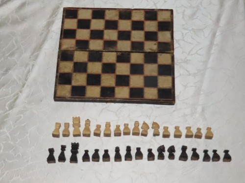 Antikes schachspiel mit - antikes,