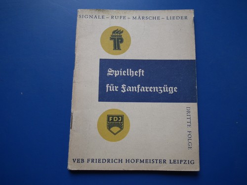 Spielheft für fanfarenzüge - spielheft,