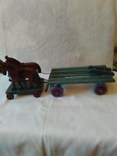 Pferdegespann Elastolin Tiere