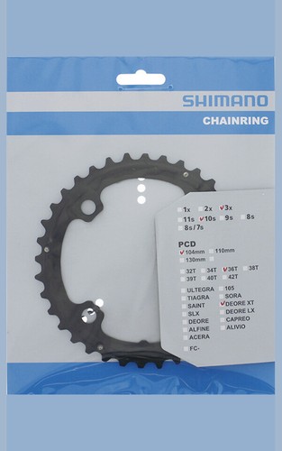 Shimano kettenblatt deore - kettenblatt, xt