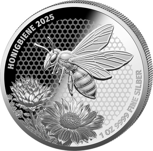 Unze silber honigbiene - unze,