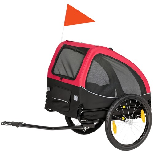 Pawhut hundeanhänger faltbar - pawhut,