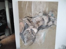 Künstler Aktskizze Signiert