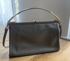 Vintage Handtasche Damen Queen Stile - Grau - Clutch - 60er Jahre