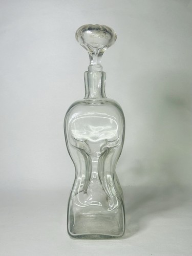 Vintage klarglas pinched - vintage,