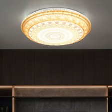 Deckenleuchte Deckenlampe Wohnzimmerleuchte LED Flurlampe bunt Antik D 39 cm