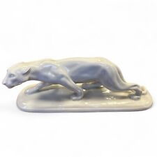 Wien Porzellan Figur Panther Made in Austria 1553 Rarität sehr selten Topzustand