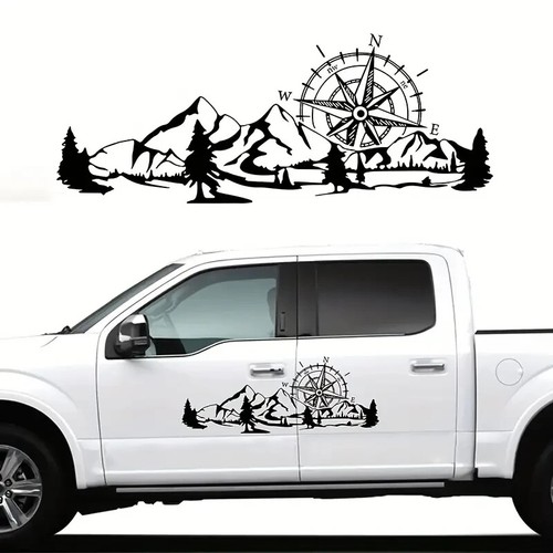 Kompass aufkleber wohnwagen - kompass,