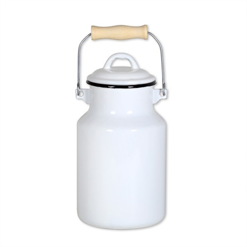 Milchkanne liter mit deckel - 4,
