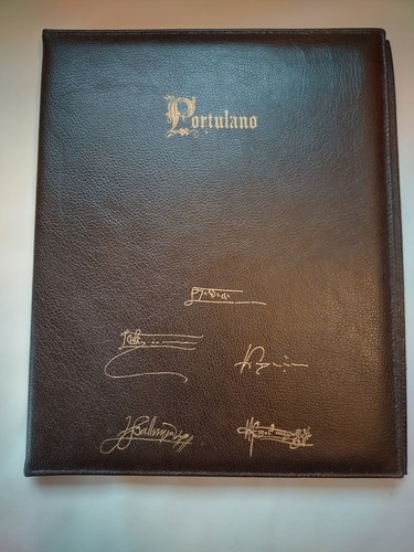 Lederne briefmappe 33 cm - lederne,