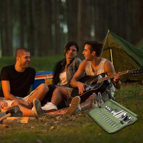 Camping besteckrolle tasche - camping,