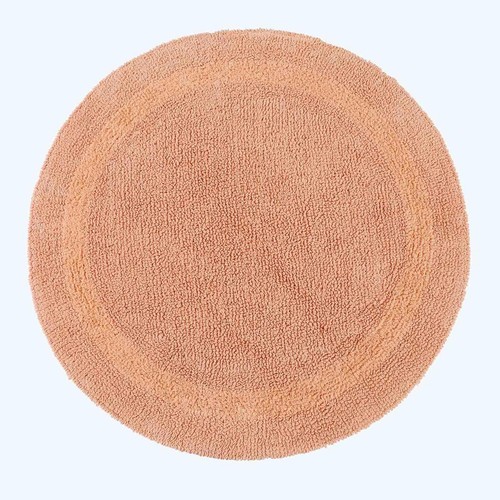 Runde badematte apricot - badematte,
