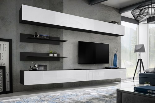 Anbauwand wohnwand wohnzimmer - anbauwand,