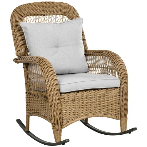 Rattan schaukelstuhl - rattan,