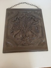 Antike Ofenplatte zum aufhängen.