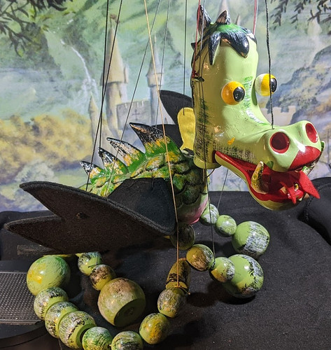 Vintage pelham puppen - vintage, drache