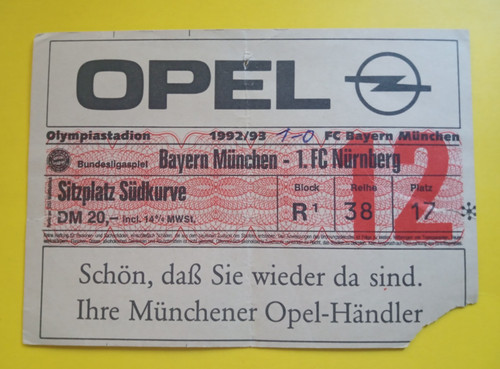 Orig ticket bundesliga - orig., 1.