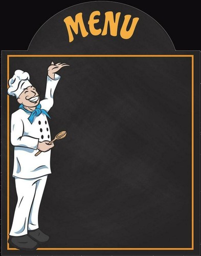 Menü kreidetafel koch cook - menü/kreidetafel:,